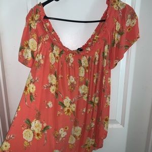 Bright and Summery Off the Shoulder Top